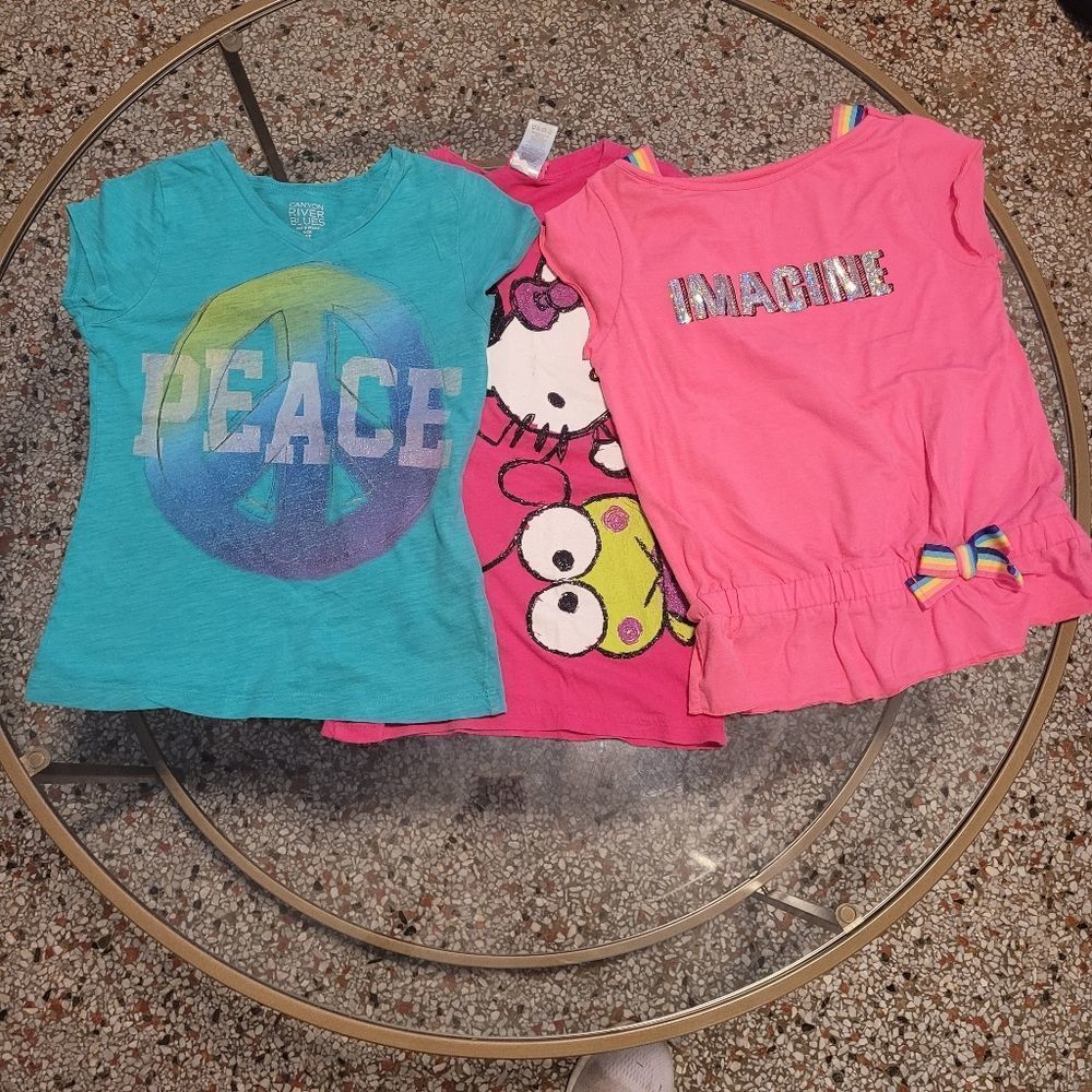 Set of Girl Tshirts Size 6